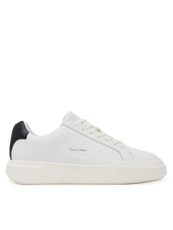 Calvin Klein Сникърси Chunky Cupsole Laceup Lth YM0YM01344 Бял цвят на ниска цена