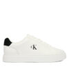 Calvin Klein Сникърси Classic Cupsole Laceup Lth YM0YM01435 Бял цвят на ниска цена