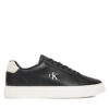 Calvin Klein Сникърси Classic Cupsole Laceup Lth YM0YM01435 Черен цвят на ниска цена