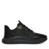 Calvin Klein Сникърси Eva Runner Lace Up Mat Mix YM0YM01442 Черен цвят на ниска цена