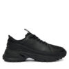 Calvin Klein Сникърси Hike Runner Laceup Tech Mix YM0YM01417 Черен цвят на ниска цена
