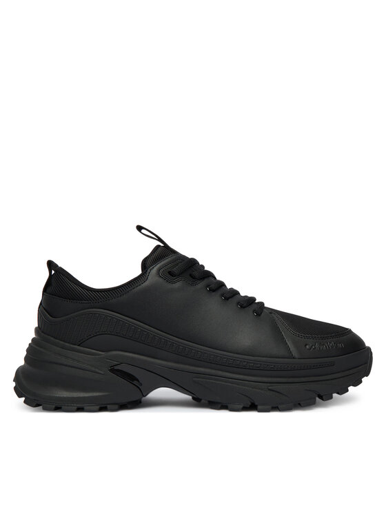 Calvin Klein Сникърси Hike Runner Laceup Tech Mix YM0YM01417 Черен цвят на ниска цена