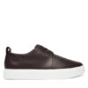 Calvin Klein Сникърси Hybrid Clean Cup Derby Lth HM0HM02011 Бордо цвят на ниска цена