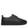 Calvin Klein Сникърси Hybrid Clean Cup Derby Lth HM0HM02011 Черен цвят на ниска цена