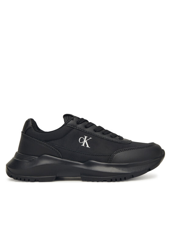 Calvin Klein Сникърси Low Cut Lace Up Sneaker V3A9-83105-1695 D Черен цвят на ниска цена