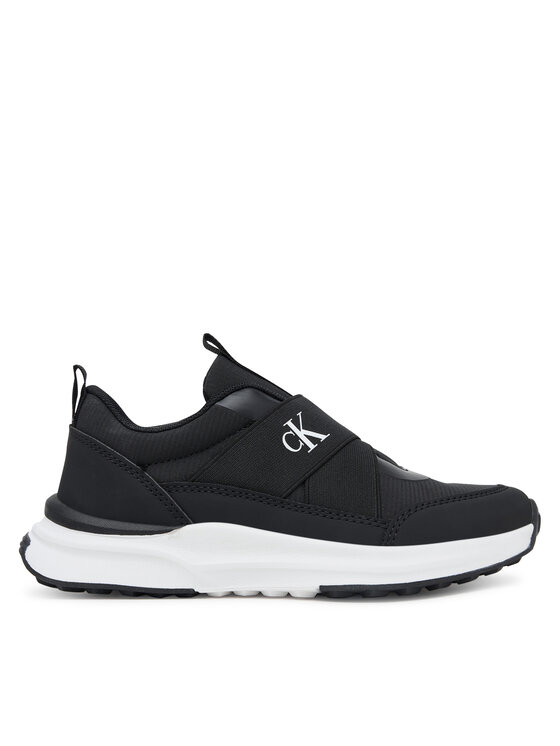 Calvin Klein Сникърси Low Cut Sneaker V3X9-83172-1845 D Черен цвят на ниска цена