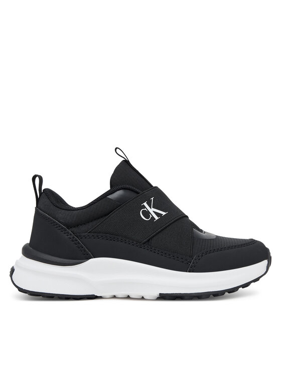 Calvin Klein Сникърси Low Cut Sneaker V3X9-83172-1845 S Черен цвят на ниска цена