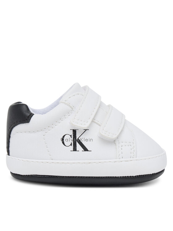 Calvin Klein Сникърси Low Cut Velcro Sneaker V0B9-83145-1582 Бял цвят на ниска цена