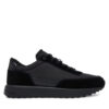 Calvin Klein Сникърси Low Top Lace Up Repreve Mix HM0HM01714 Черен цвят на ниска цена