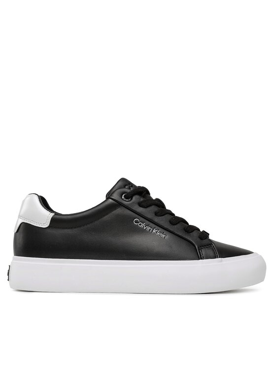 Calvin Klein Сникърси Vulc Lace Up HW0HW01681 Черен цвят на ниска цена