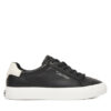 Calvin Klein Сникърси Vulc Lace Up Lth/Moire Bt HW0HW02747 Черен цвят на ниска цена