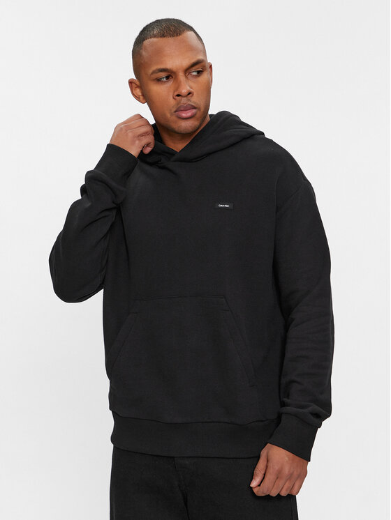 Calvin Klein Суитшърт K10K112748 Черен Comfort Fit цвят на ниска цена
