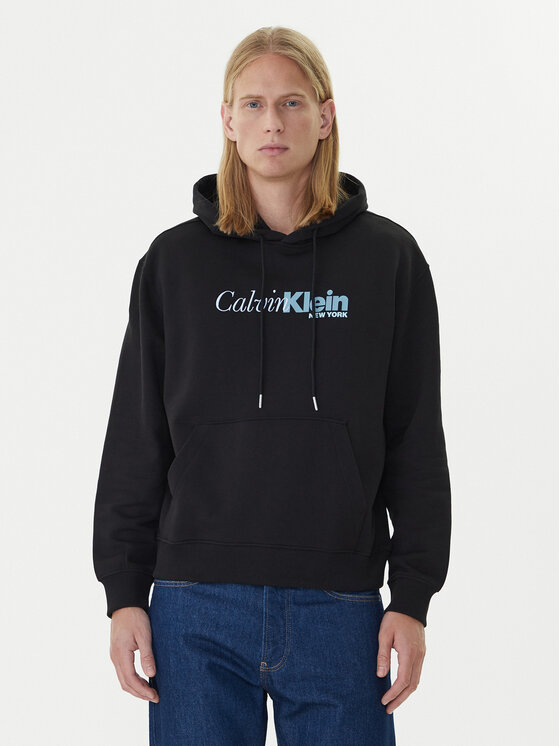 Calvin Klein Суитшърт LV04LD241G Черен Regular Fit цвят на ниска цена