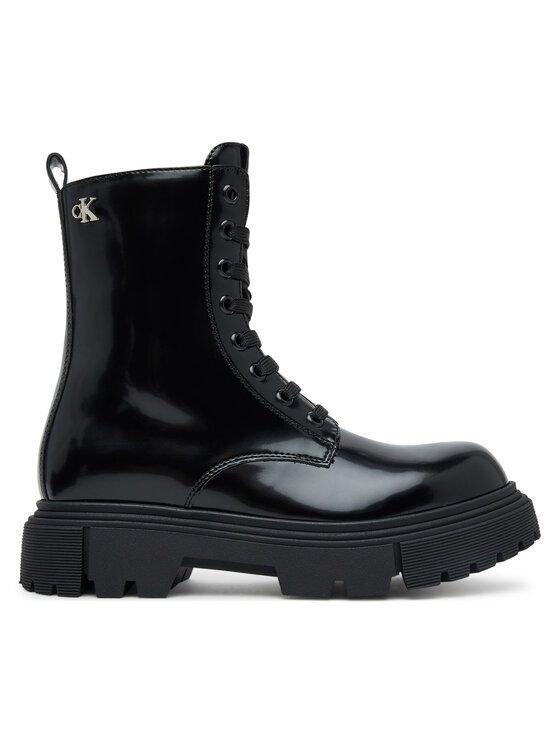 Calvin Klein Туристически oбувки Tronchetto Allacciato V4A5-83133-1453 Черен цвят на ниска цена