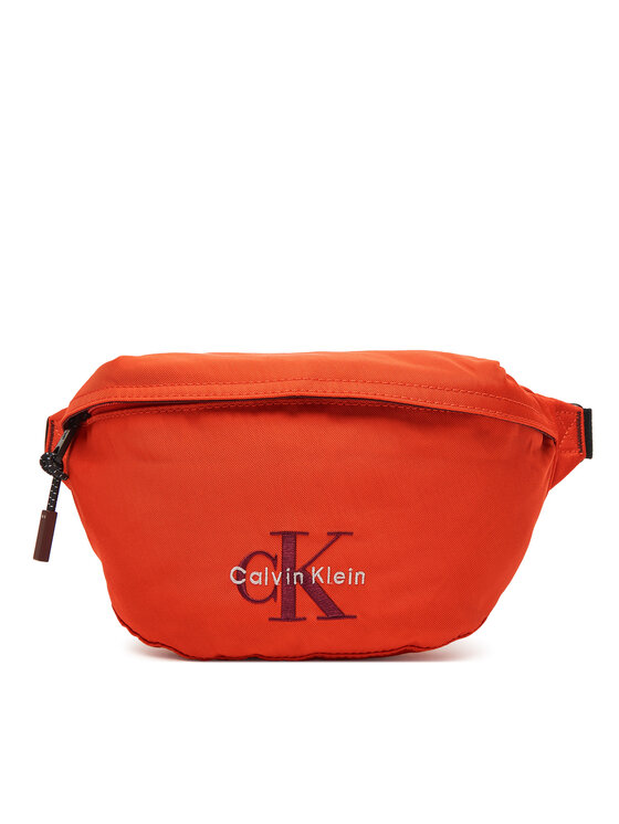Calvin Klein Чанта за кръст Bold Waistbag LV04D3116G Оранжев цвят на ниска цена