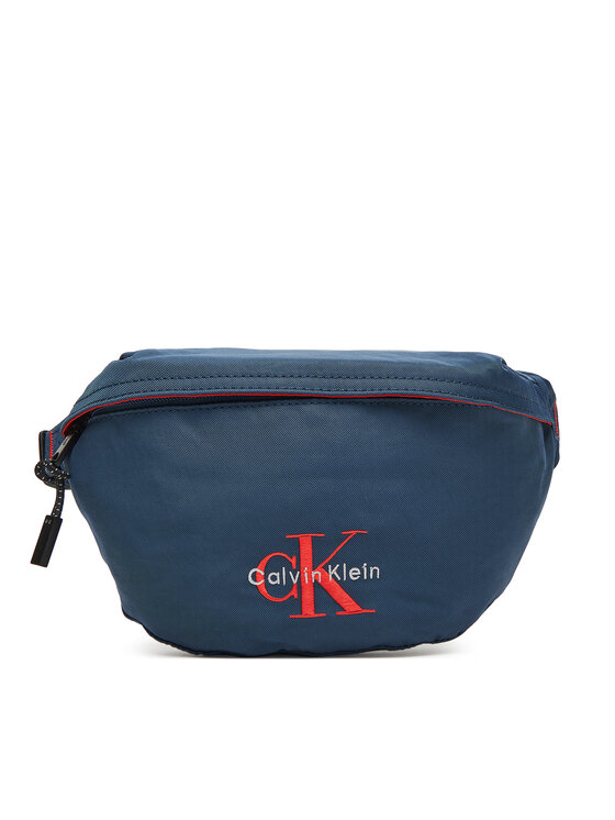 Calvin Klein Чанта за кръст Bold Waistbag LV04D3116G Тъмносин цвят на ниска цена