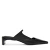 Calvin Klein Чехли Set Back Heel Pump Lth HW0HW02801 Черен цвят на ниска цена