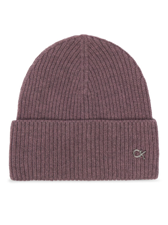 Calvin Klein Шапка Chunky K60K612873 Виолетов цвят на ниска цена