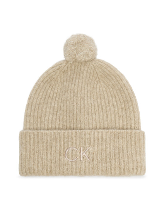 Calvin Klein Шапка Embroidery Airy K60K612586 Бежов цвят на ниска цена