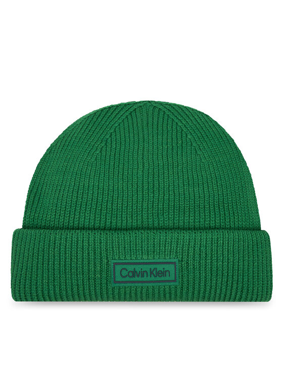 Calvin Klein Шапка LV04D8058G Зелен цвят на ниска цена