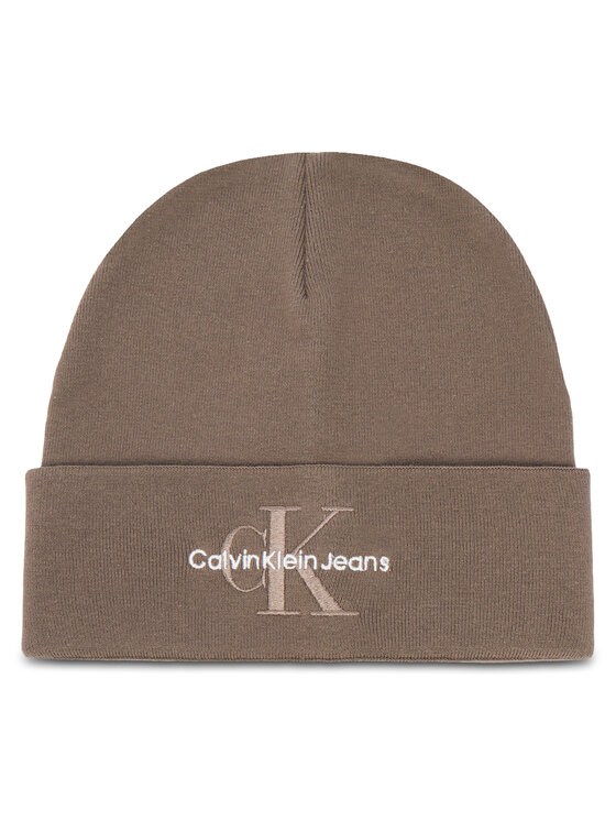 Calvin Klein Шапка Mono Logo Embro K50K512460 Кафяв цвят на ниска цена