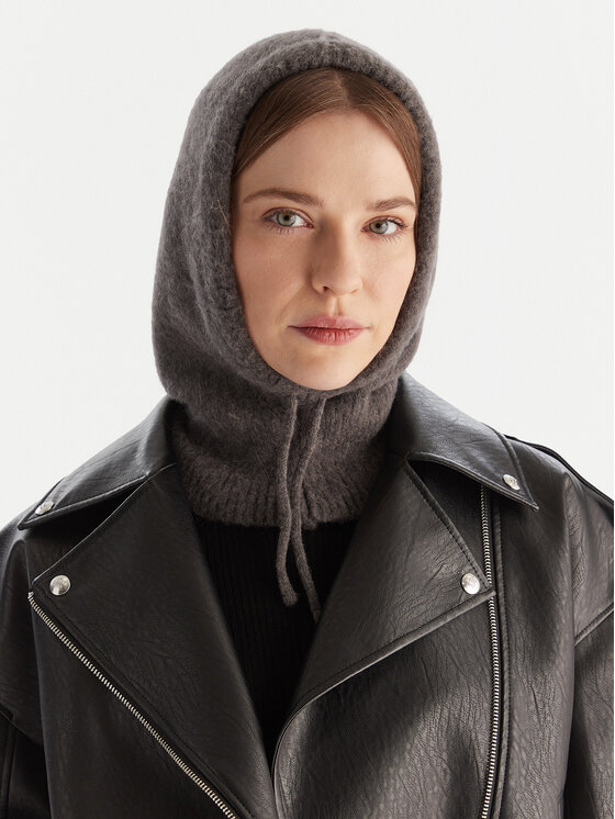 Calvin Klein Шапка маска Emblem Brushed LV04D8068G Сив цвят на ниска цена