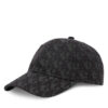 Calvin Klein Шапка с козирка Aop 6 Panel Baseball Cap LV04K5058G Черен цвят на ниска цена
