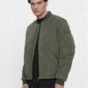 Calvin Klein Яке бомбър Signature K10K111880 Зелен Regular Fit цвят на ниска цена