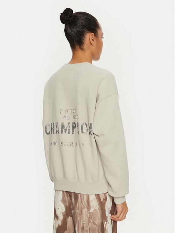 Champion Суитшърт 117494 Екрю Loose Fit цвят на ниска цена