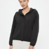Champion Суитшърт Hooded Full Zip Sweatshirt 116768 Черен Regular Fit цвят на ниска цена
