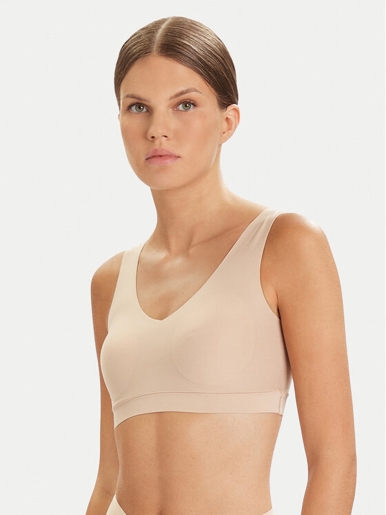 Chantelle Бикини тип бразилиана с висока талия Soft Stretch C10690 Бежов цвят на ниска цена