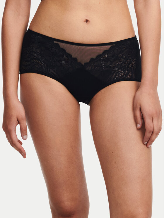 Chantelle Боксерки Floral Touch C94240 Черен цвят на ниска цена