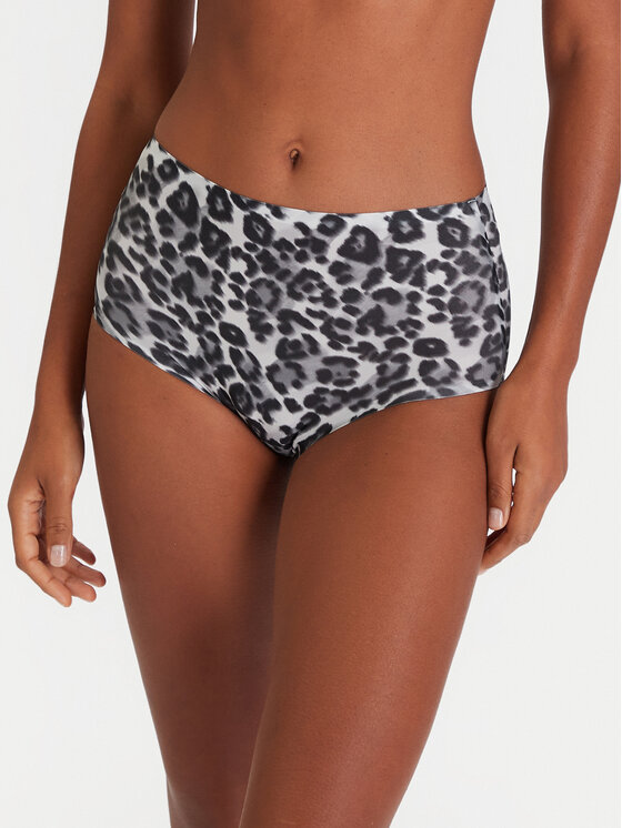 Chantelle Класически бикини с висока талия Soft Stretch C11D70 Сив цвят на ниска цена