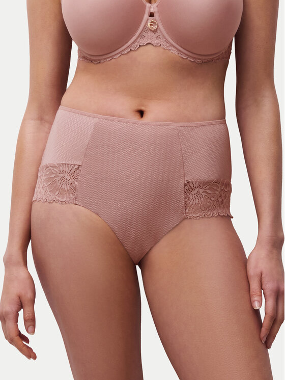 Chantelle Класически бикини с висока талия Sublime C19WC6 Бежов цвят на ниска цена