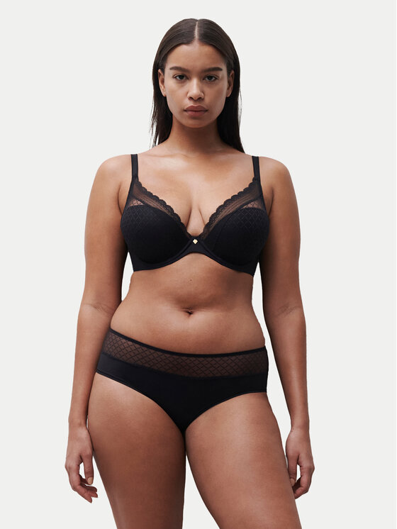 Chantelle Класически дамски бикини Norah Chic C16M40 Черен цвят на ниска цена