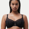 Chantelle Сутиен с банели Legend C15YMU Черен цвят на ниска цена