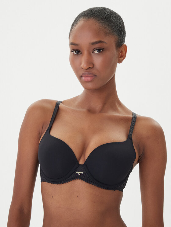 Chantelle Сутиен с банели Origins C13XN0 Черен цвят на ниска цена