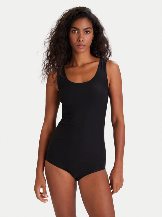 Chantelle Топ Soft Stretch C26460 Черен Regular Fit цвят на ниска цена