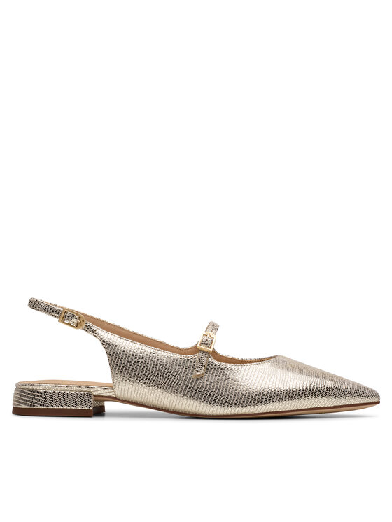Clarks Балеринки Sensa15 Shine 26181315 Златист цвят на ниска цена