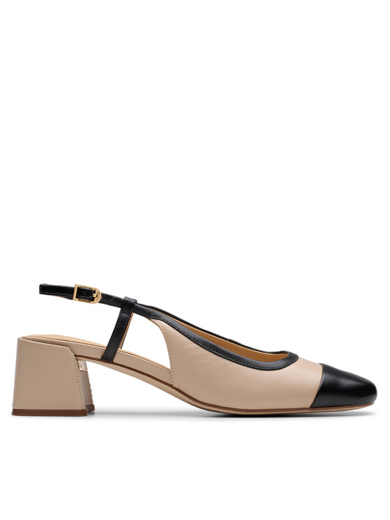 Clarks Обувки на ток Nyta45 Sling 26181321 Бежов цвят на ниска цена