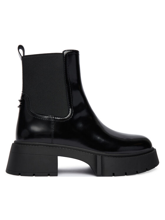 Coach Боти тип челси Leah Platform CCH90 Черен цвят на ниска цена