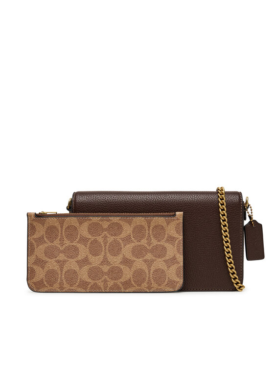 Coach Дамска чанта CAO01 Кафяв цвят на ниска цена