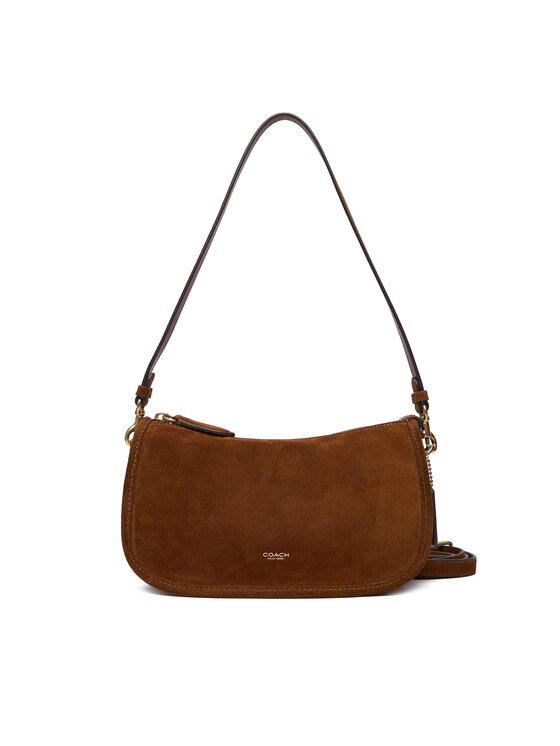 Coach Дамска чанта Waverly CCC37 Кафяв цвят на ниска цена