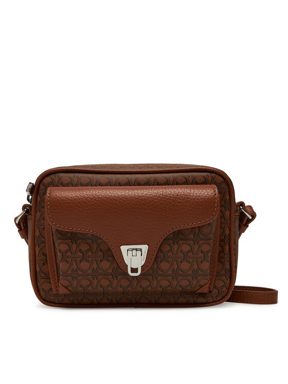 Coccinelle Дамска чанта Coccinelle Beat Coat.Mono E1 S0J 55 04 01 Кафяв цвят на ниска цена