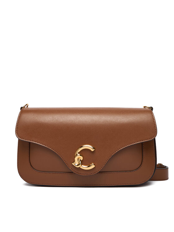 Coccinelle Дамска чанта Coccinelle C-Me Calf E1 SSK 12 03 01 Кафяв цвят на ниска цена