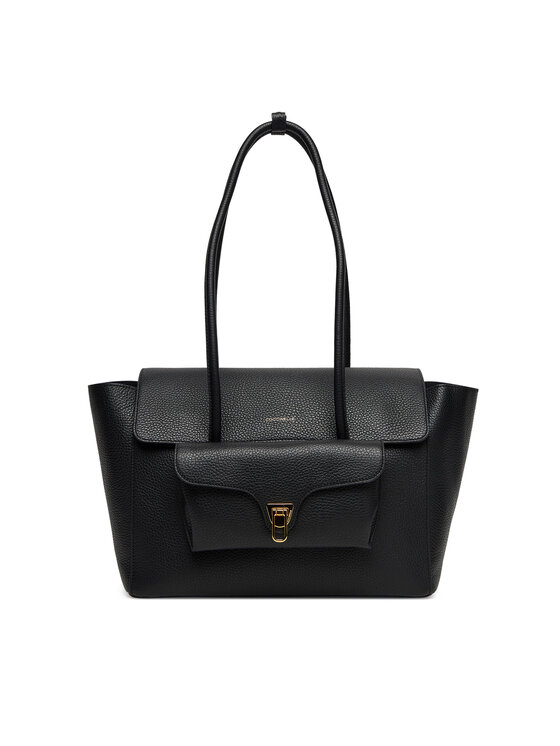 Coccinelle Дамска чанта Linea E1 T8A 11 02 01 Черен цвят на ниска цена