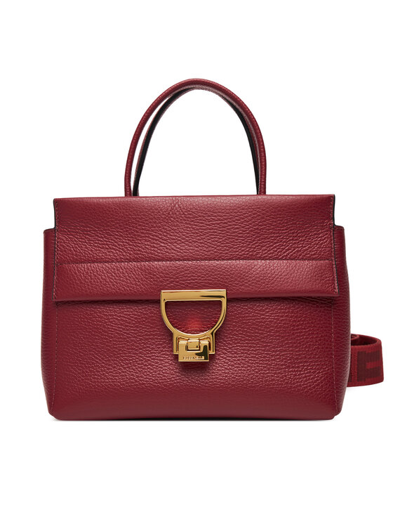 Coccinelle Дамска чанта ND8 Arlettis Signature E1 ND8 18 01 01 Бордо цвят на ниска цена