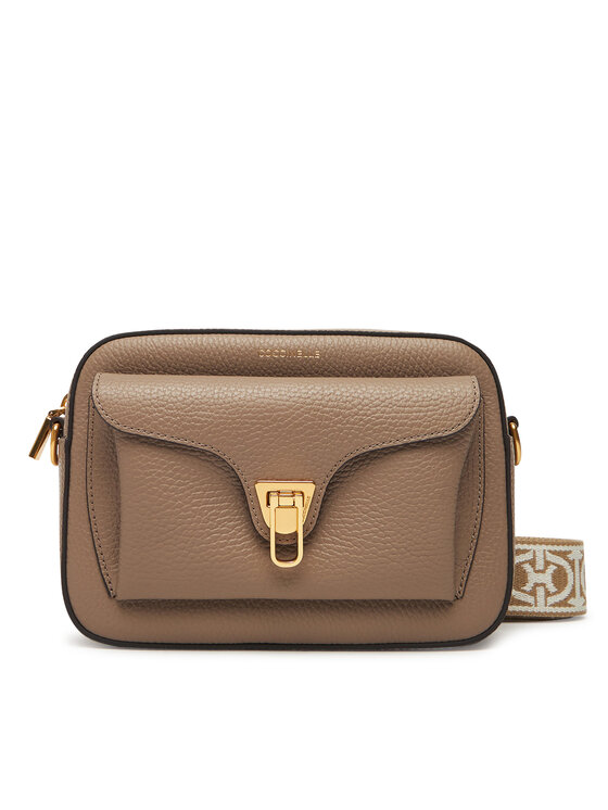 Coccinelle Дамска чанта NOF Coccinelle Beat Soft Ribb E1 NOF 15 02 01 Кафяв цвят на ниска цена