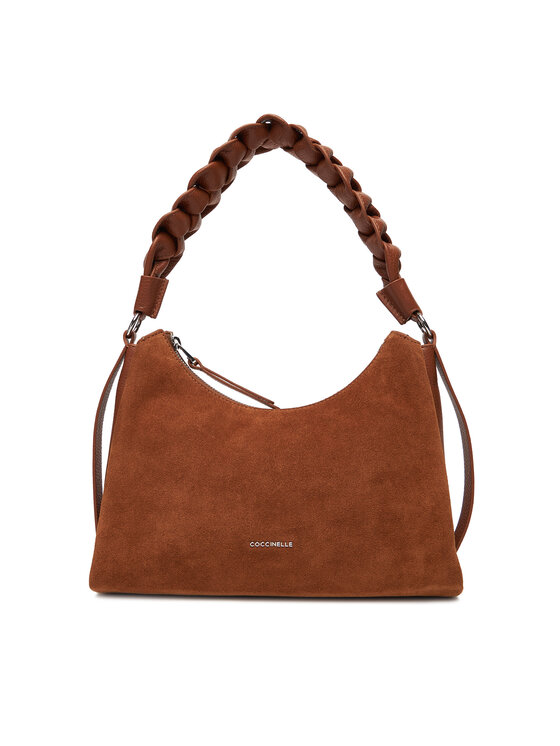 Coccinelle Дамска чанта P6P Boheme Suede Bimaterial E1 P6P 13 03 01 Кафяв цвят на ниска цена