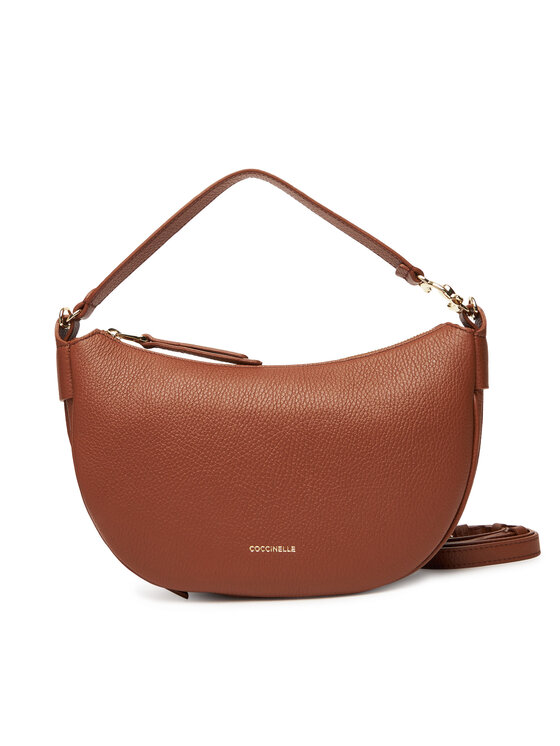 Coccinelle Дамска чанта SHA Coccinelle C-Easy E1 SHA 13 03 01 Кафяв цвят на ниска цена